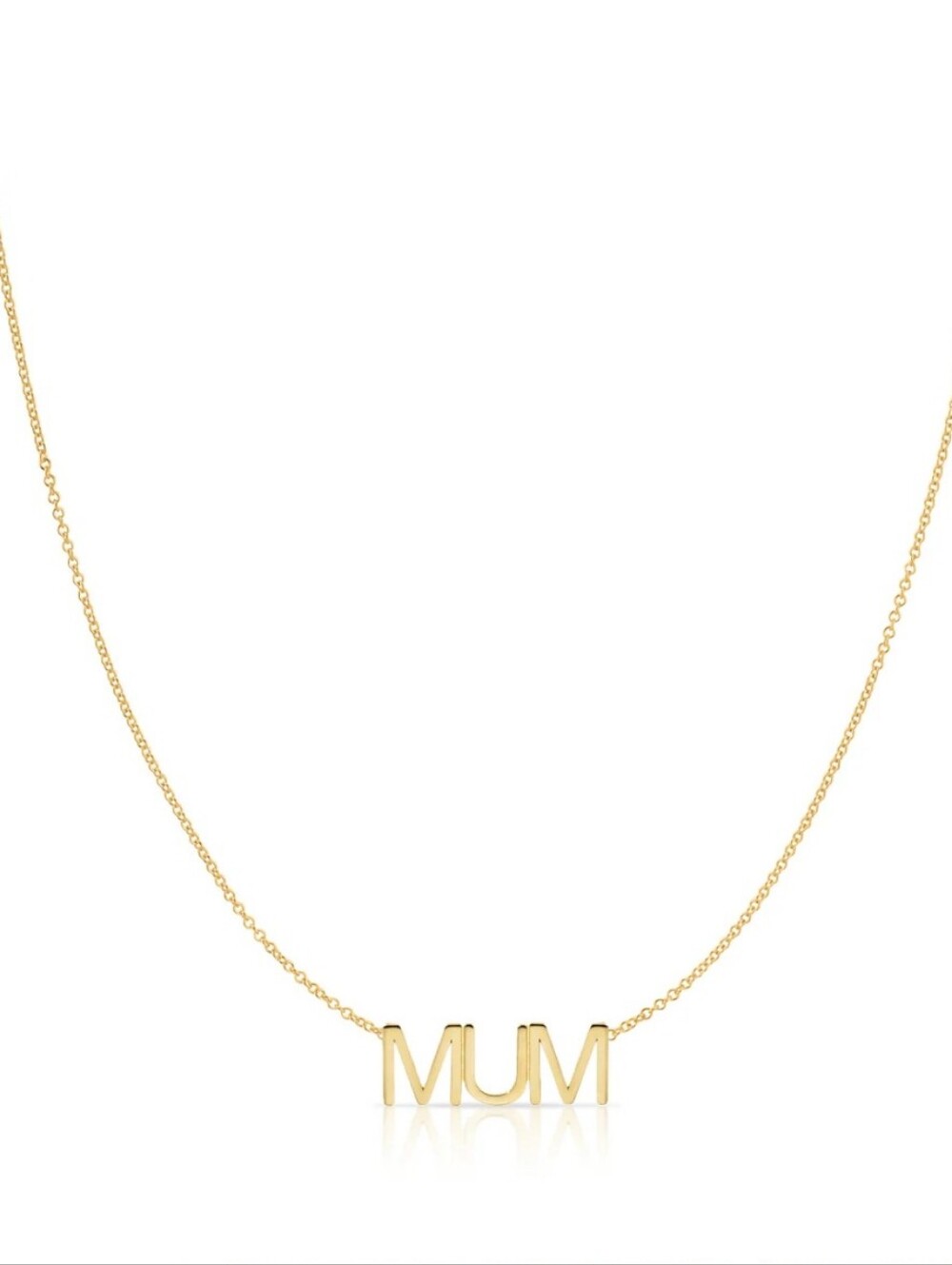 Maya Brenner 14K Gold Mum Necklace